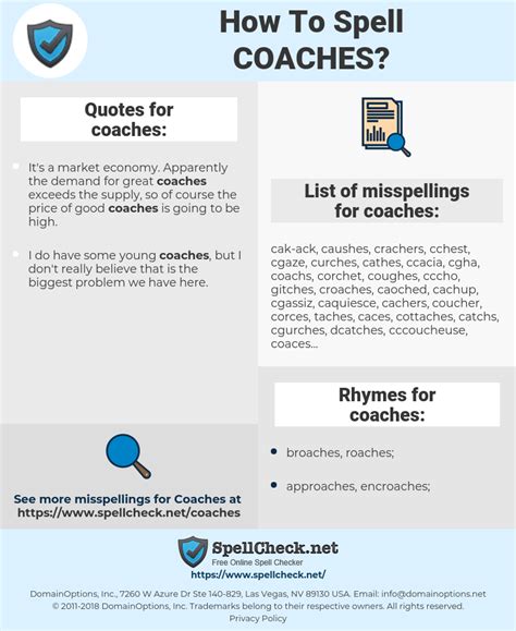 how to spell coaches.